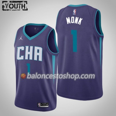 Camiseta Niños NBA Charlotte Hornets Malik Monk 1 2019-20 Jordan Brand Statement Edition Swingman
